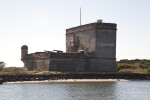 View Six of Fort Matanzas, from the east and Shoreline of Matanzas River