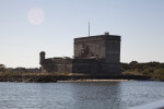 View Three of Fort Matanzas, from the Southeast and Shoreline of Matanzas River Inlet