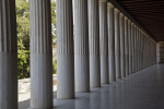 View through the Colonnade of the Stoa of Attalos