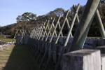 Wall of the Reconstructed Fort Caroline
