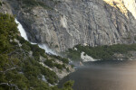 Wapama Falls and the Hetch Hetchy Reservoir