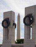 Washington Monument and World War Two Memorial