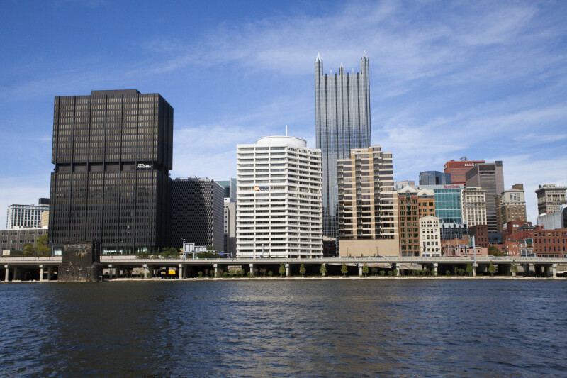 Washington Plaza and PNC Bank in Downtown Pittsburgh