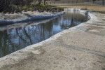 Water Flowing in the Espada Aqueduct