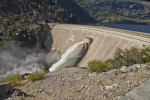 Water Issuing from the Face of O'Shaughnessy Dam