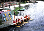 Water Skiers on Dock