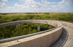 Winding Ramp at Shark Valley of Everglades National Park