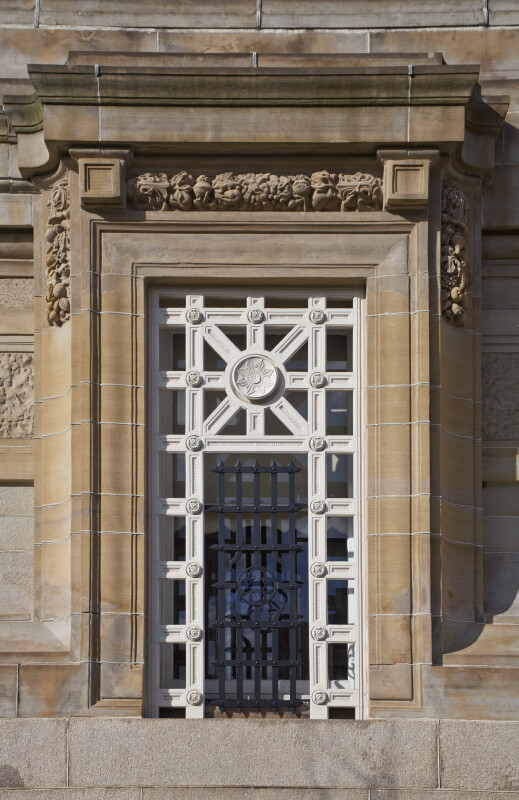 Window at Soliders and Sailors' Memorial Hall