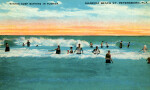 Winter Surf Bathing in Florida