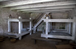 Wooden Bunks beneath a Wooden Ceiling