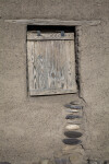 Wooden Hatch on Window of Alvino House