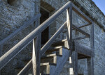 Wooden Stairway from Battlements to Observation Deck