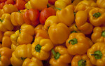 Yellow and Orange Bell Peppers at Haymarket Square