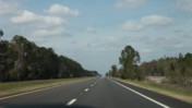 Driving on Interstate 10 in Tallahassee