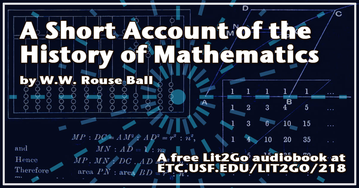 Joseph Louis Lagrange, A Short Account of the History of Mathematics, W.W. Rouse Ball