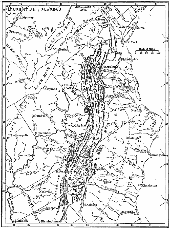 Drainage of the Appalachian Region