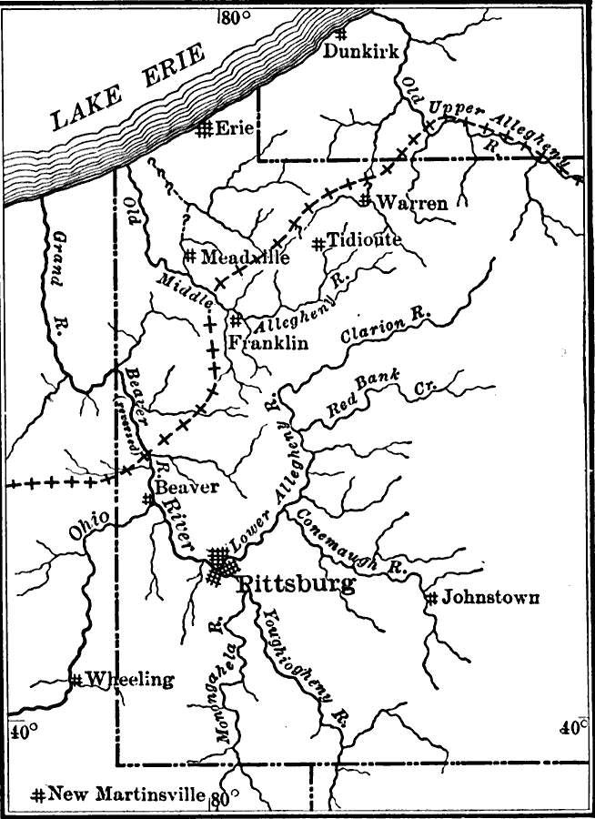 Preglacial Drainage of Western Pennsylvania