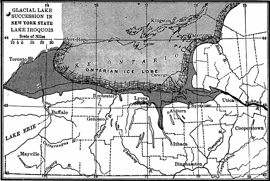 Glacial Lake Succession in New York State