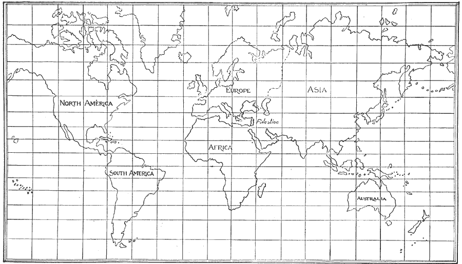 World on Mercator Projection