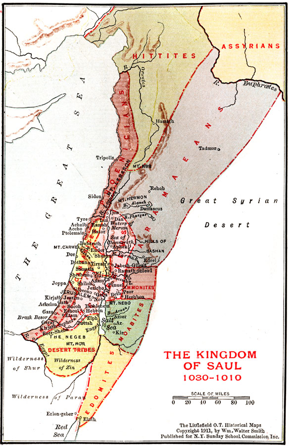 Palestine during the Kingdom of Saul
