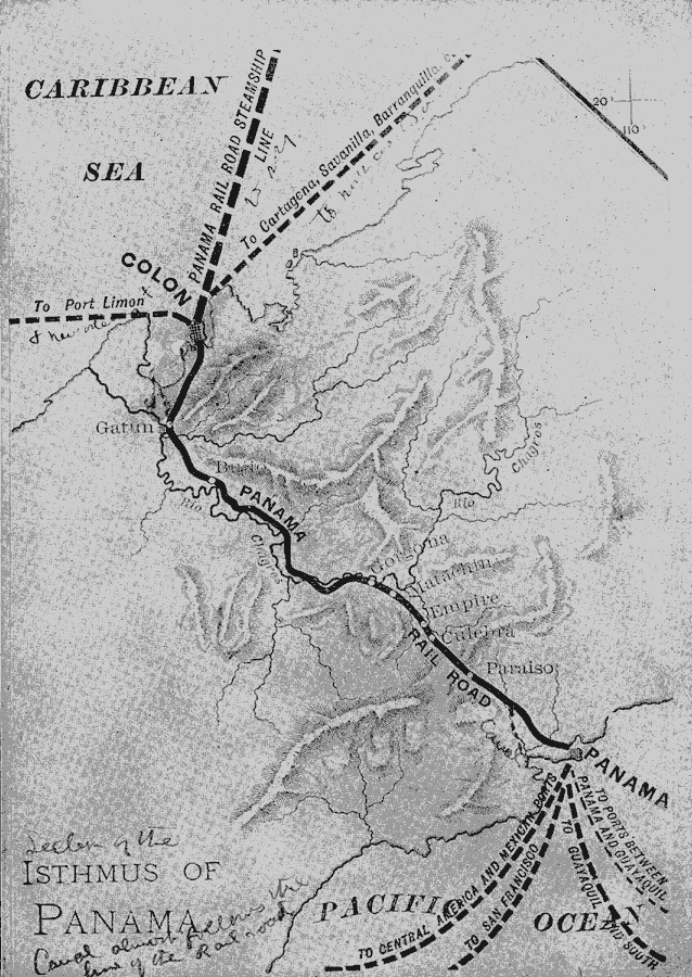 Route of the Panama Isthmian Canal