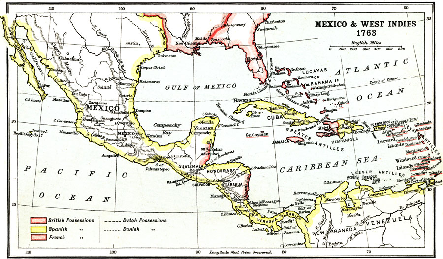 Mexico and West Indies