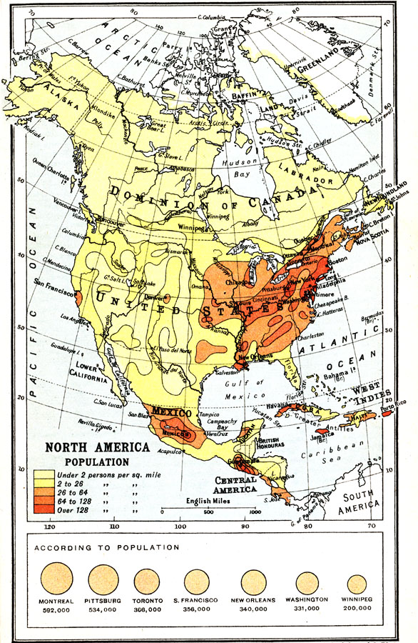 North America, Population