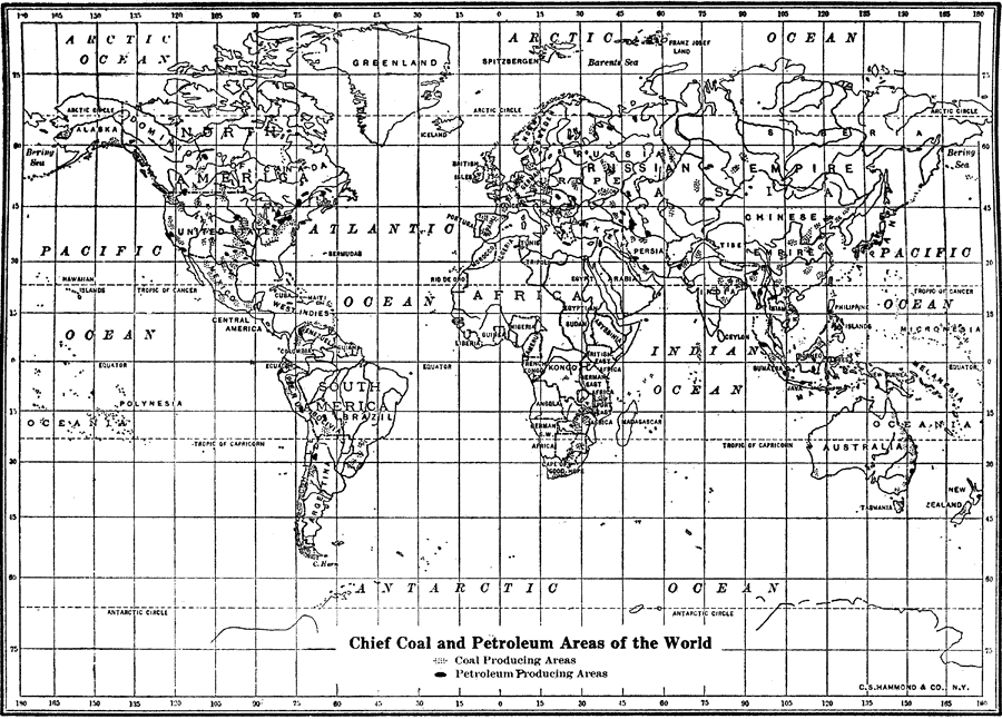 Chief Coal and Petroleum Areas of the World