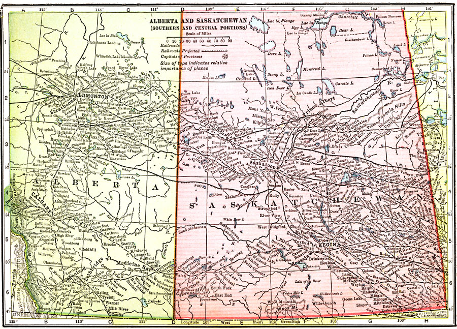 map of alberta and saskatchewan        <h3 class=