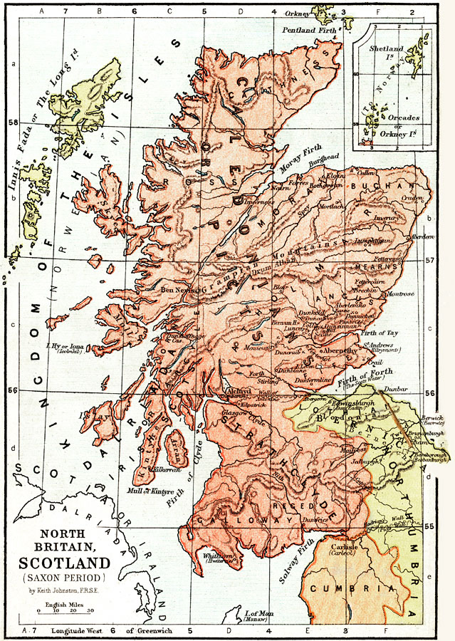 Scotland and Northern England during the Saxon Period