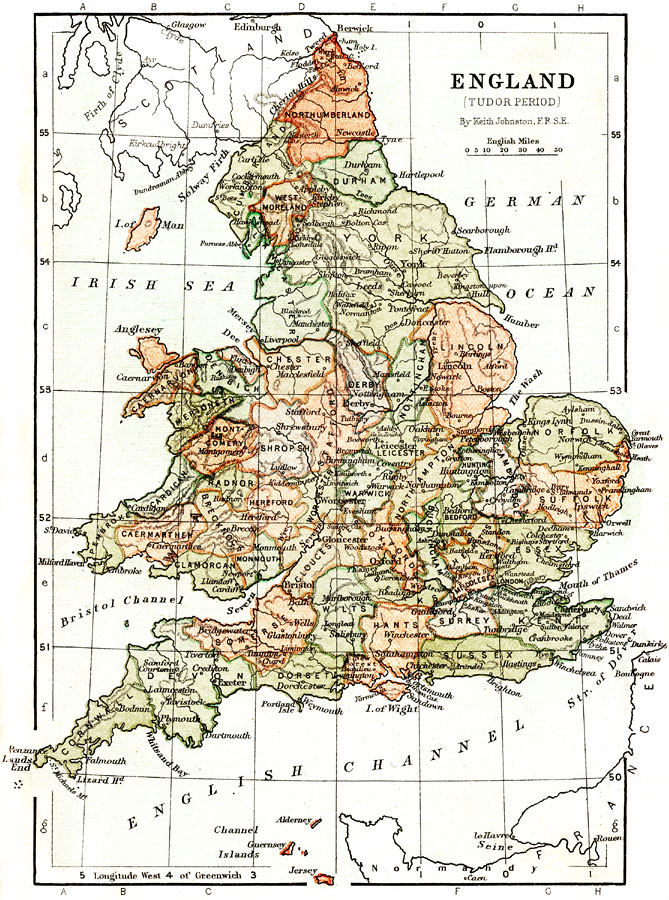 England during the Tudor Period