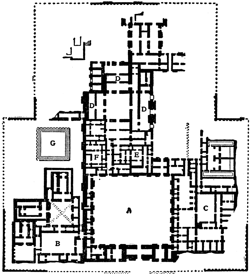 Plan of the Palace at Khorsabad