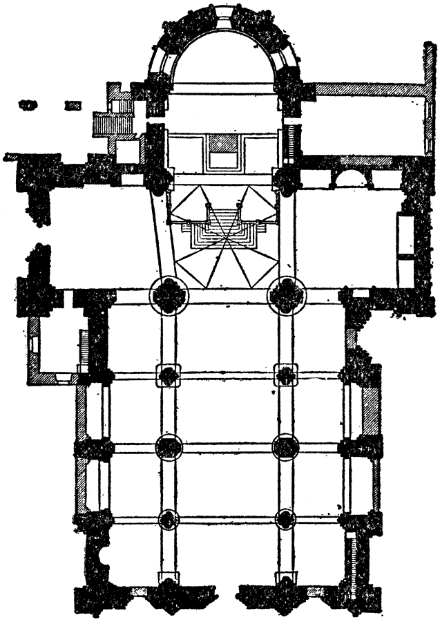 Plan of San Michele, Pavia