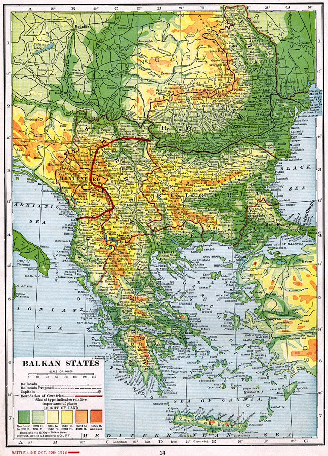 balkan peninsula 1914