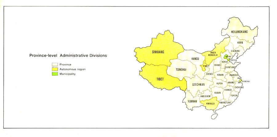 China's Province-level Administrative Divisions