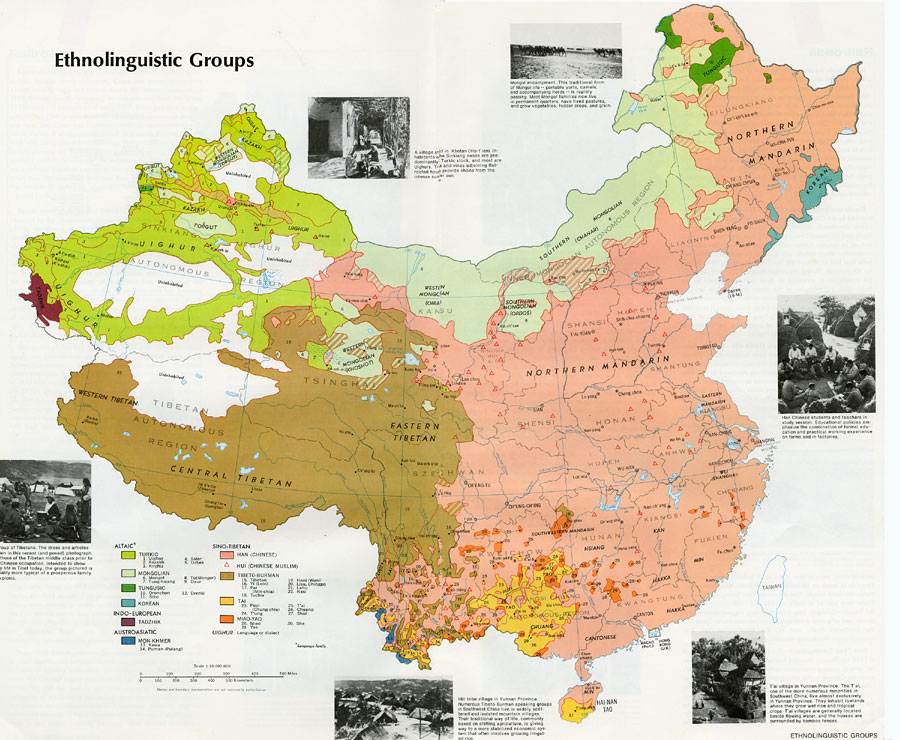 Ethnolinguistic Groups of China