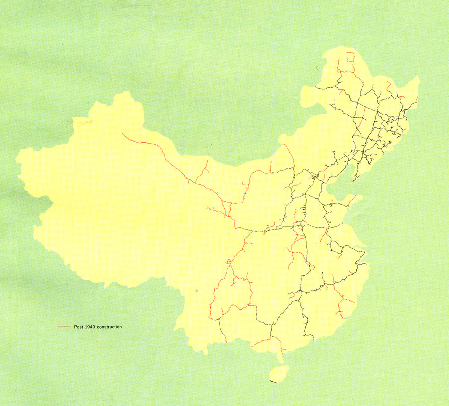 Railroad Network of China