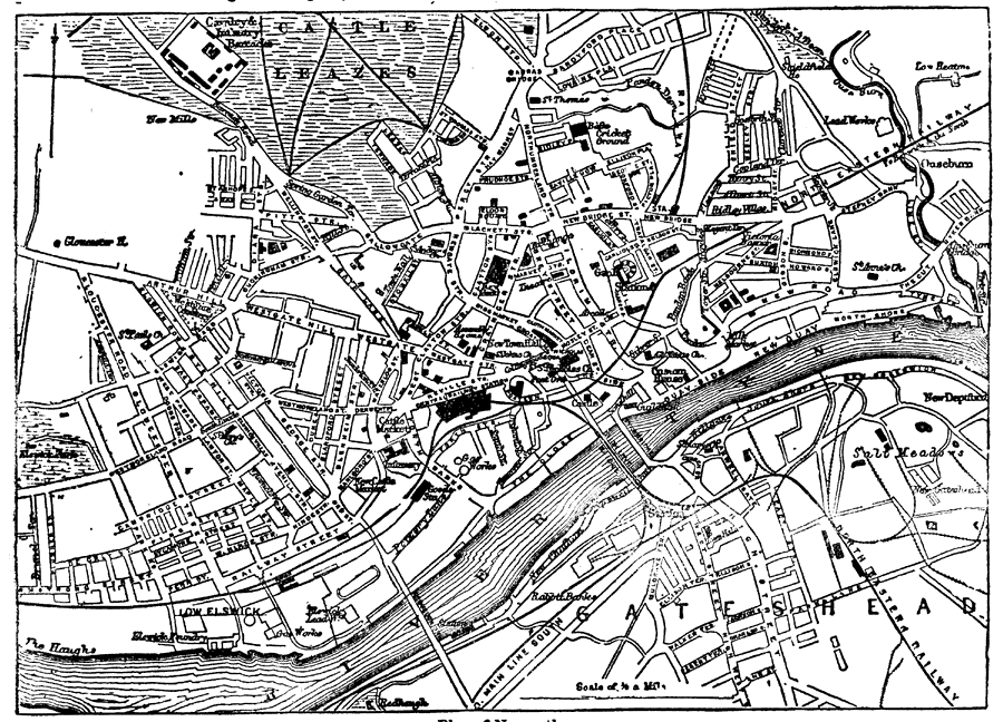 Plan of Newcastle
