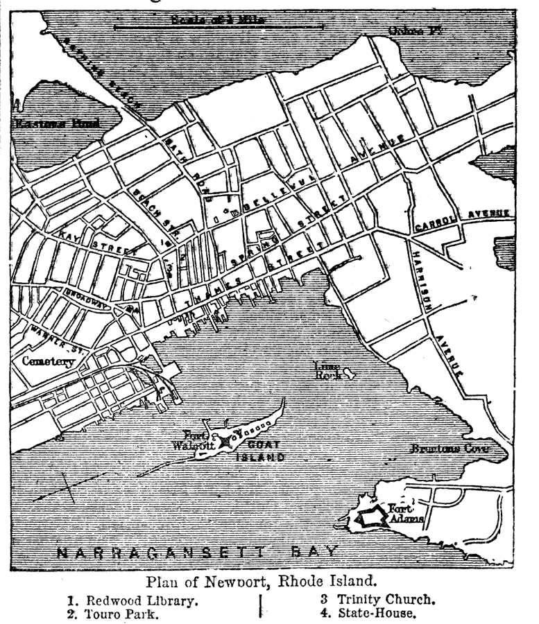 Plan of Newport, Rhode Island