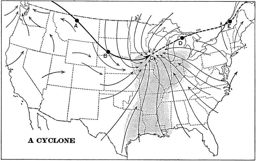 A Cyclone in the United States