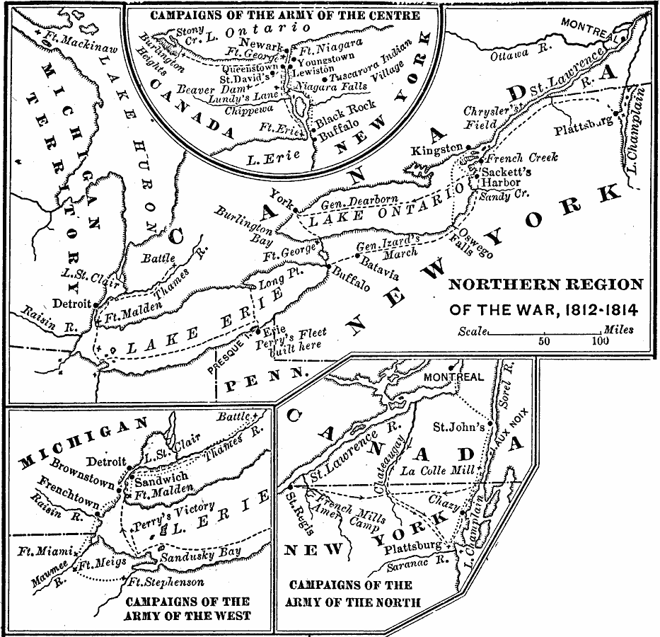 Northern Region of the War of 1812