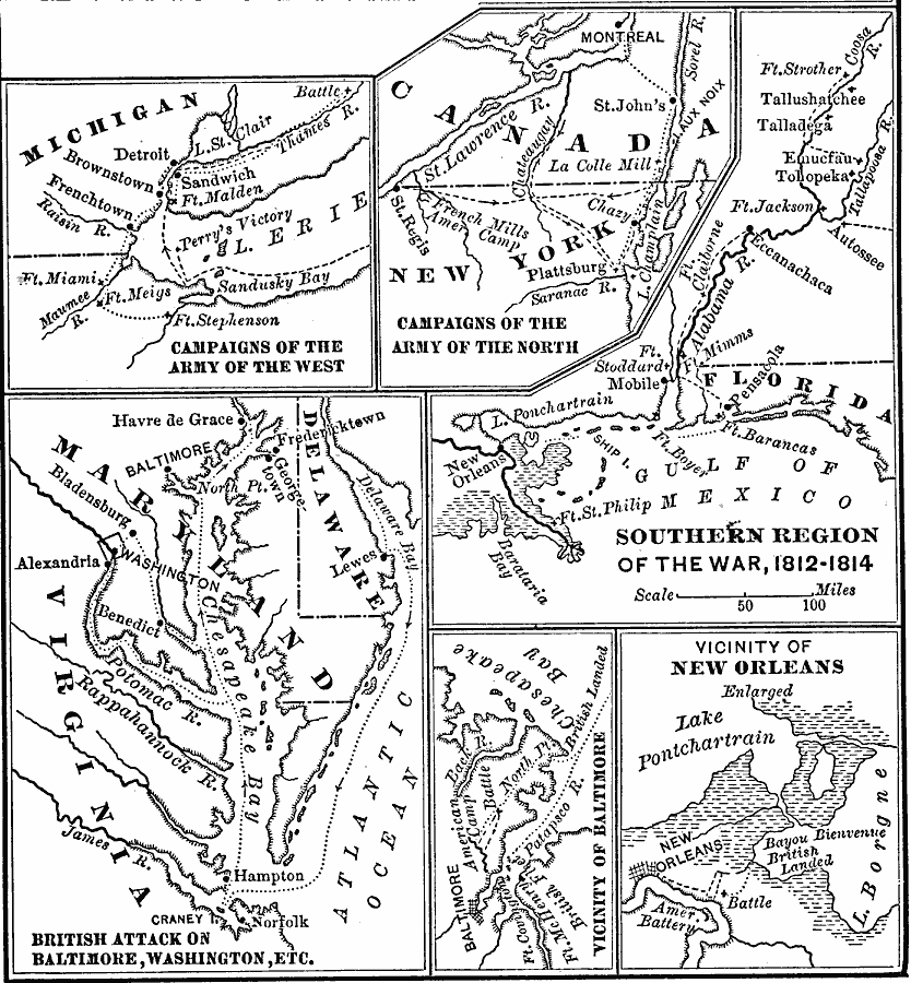Southern Region of the War of 1812