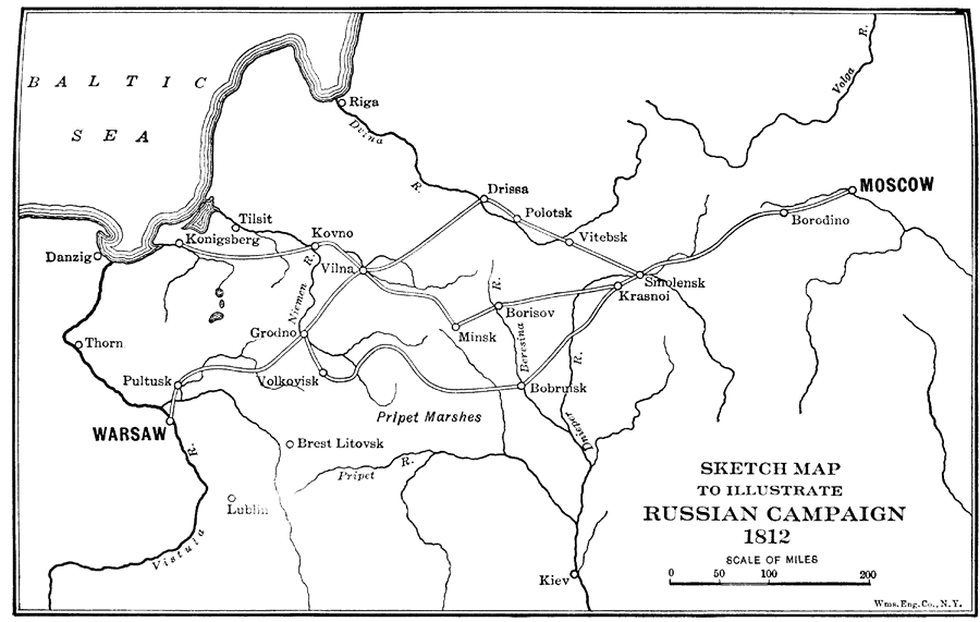 Napoleon Russian Campaign Map