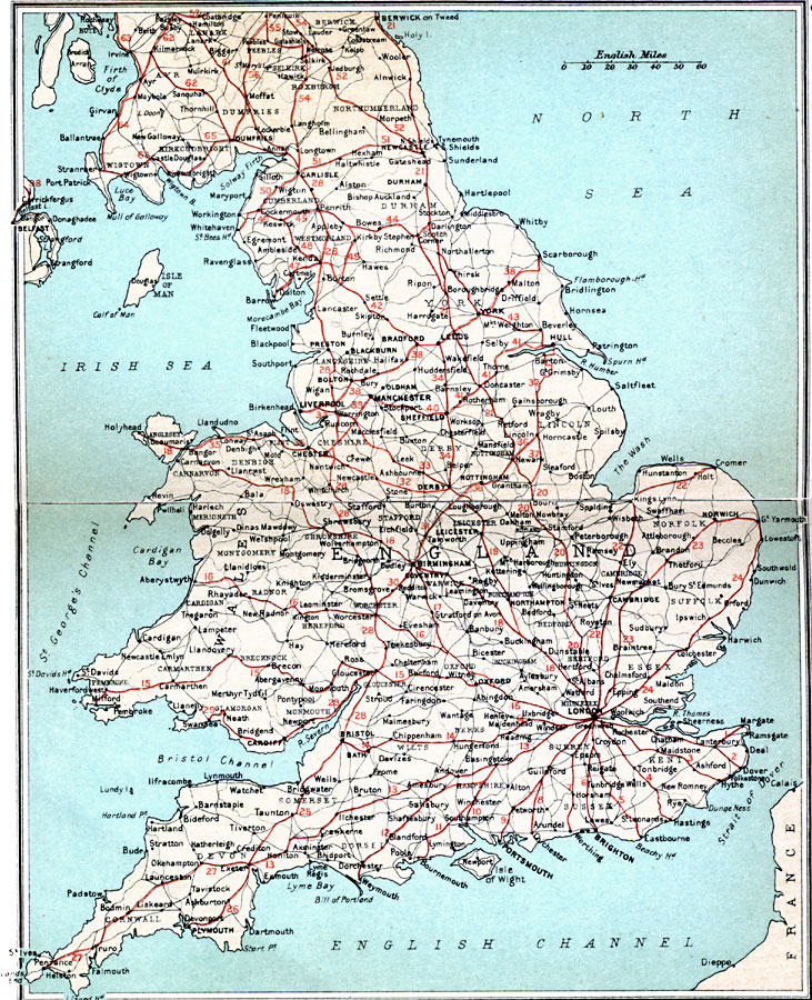 High Roads of England and Wales