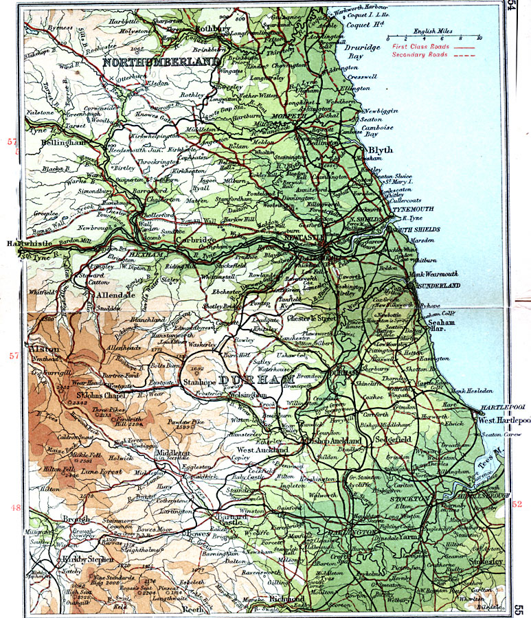 Durham and Newcastle