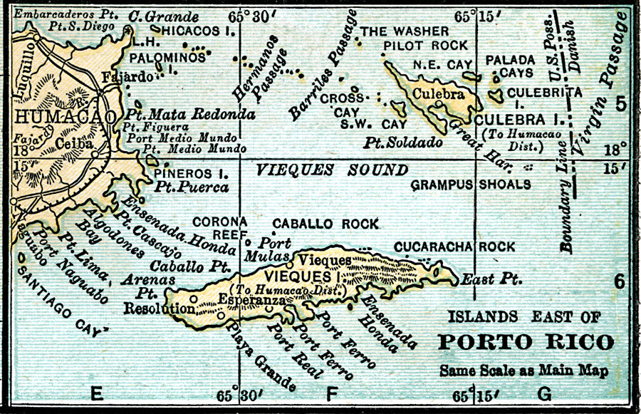 Islands East of Porto Rico