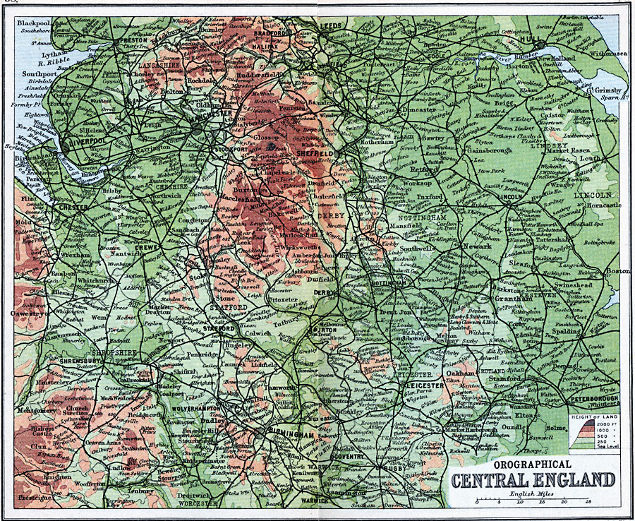 Orographical Central England