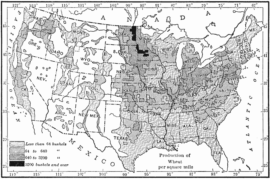 Wheat Regions of the United States