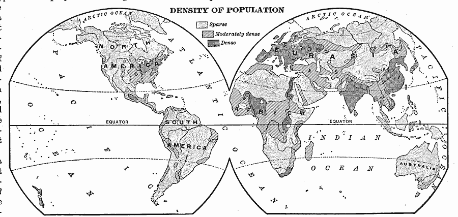 World Density of Population
