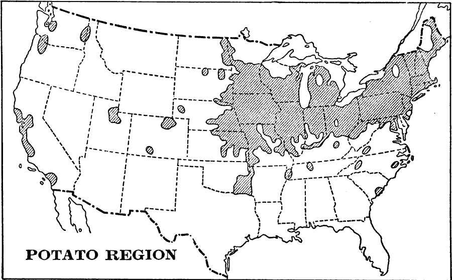 The United States - Potato Region